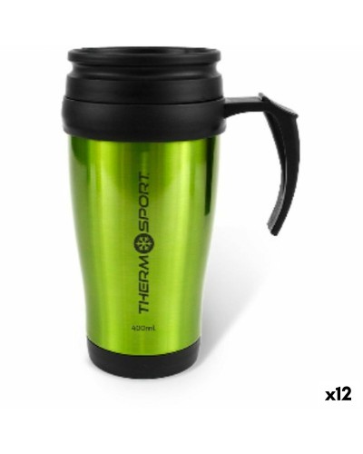 Thermobecher mit Deckel ThermoSport 400 ml (12 Stück)