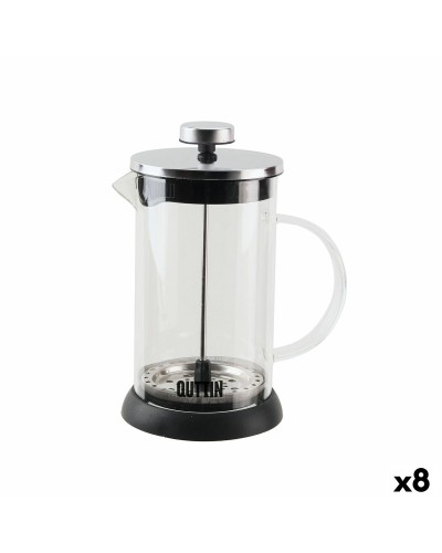 Mug with Infusion Filter Quttin Borosilicate Glass 0,6 L (8 Units)