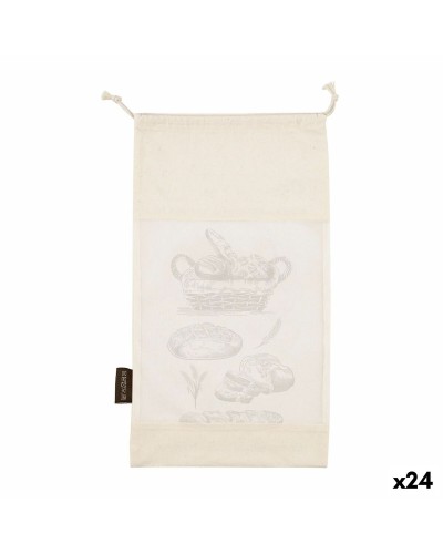 Sacchetto Riutilizzabile per Alimenti Quttin Bread 25 x 45 cm (24 Unità)