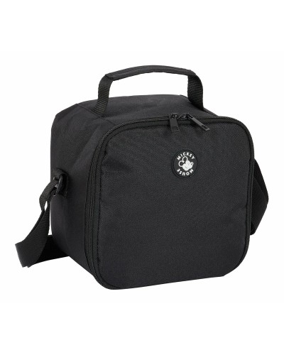 Borsa Frigo Mickey Mouse Nero 20 x 20 x 15 cm Waterproof
