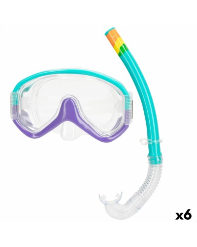 Snorkel och cyklop AquaSport Turkos (6 antal)
