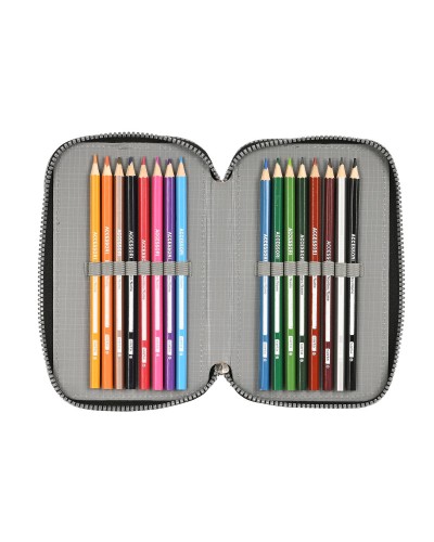 Estuche Escolar Safta 12,5 x 19,5 x 5,5 cm