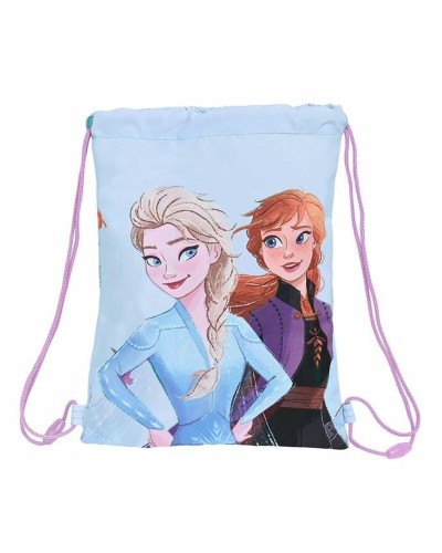 Skopåse med remmar Frozen Believe Lila 26 x 34 x 1 cm