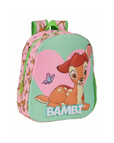 Schulrucksack 3D Disney Bambi 27 x 33 x 10 cm