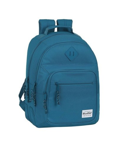 Mochila Escolar BlackFit8 Egeo Azul 32 x 42 x 15 cm