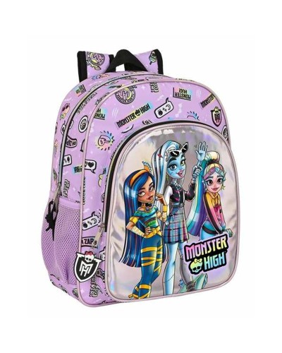 Skolryggsäck Monster High Best boos Lila 32 x 38 x 12 cm