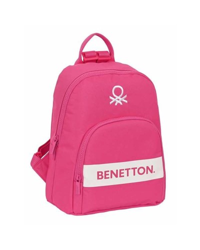 Mochila Casual Benetton Raspberry Fucsia 25 x 30 x 13 cm