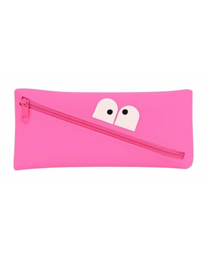 Fourre-tout Safta Fuchsia 22 x 11 x 1 cm Visage