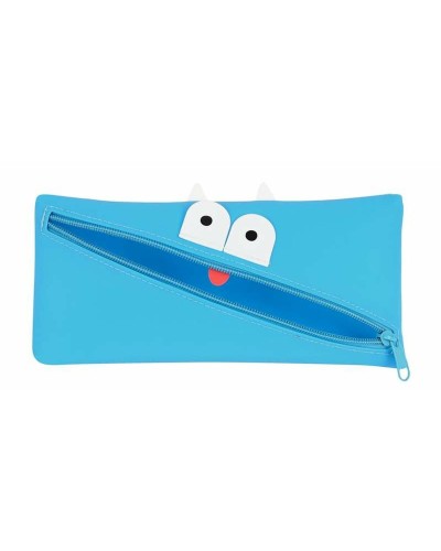 Fourre-tout Safta Bleu clair 22 x 11 x 1 cm Visage