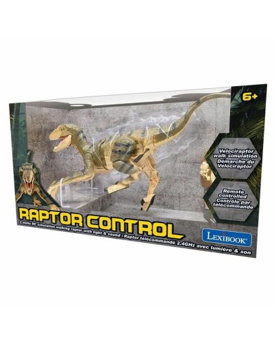 Lexibook Velociraptor ferngesteuert - Realistischer Dinosaurier mit Geräuschen (EN)
