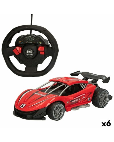 Remote-Controlled Car Speed & Go 22 x 7 x 11 cm 1:16 Red 6 Units