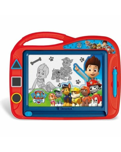 Clementoni Magic Slate Lavagna Magnetica Paw Patrol, Liscia e Colorata, Giocattolo Educativo per 3+ Anni