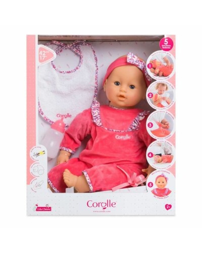 Corolle Lila Chérie Muñeca Bebé con Sonido + Accesorios
