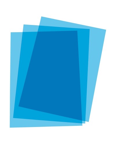 Couvertures de Reliure Displast A4 Bleu 100 Pcs
