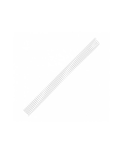 Spirali Rilegatura Fellowes, Metallo Bianco, Ø 24 mm, Confezione da 100