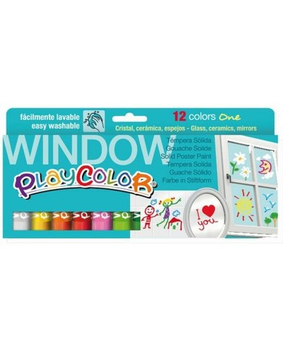 Playcolor Témperas Sólidas, Set de 12 Piezas Multicolor: Crea Arte Vibrante.
