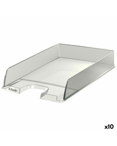Esselte Europost Bandeja Portadocumentos A4, 10 unidades, poliestireno transparente
