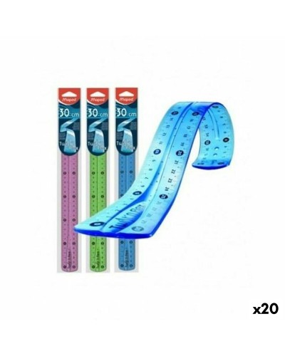 Set meetlatten Maped Twist'n Flex Multicolour 30 cm (20 Stuks)