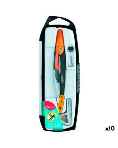 Compás Maped Precisión (10 Unidades) para Dibujo Técnico y Geometría
