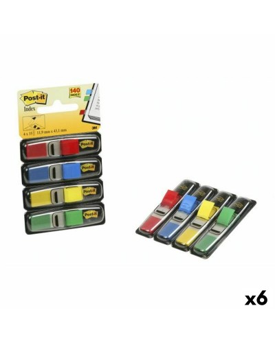 Set plakbriefjes Post-it 683-4 Multicolour 12 x 43,1 mm (6 Stuks)