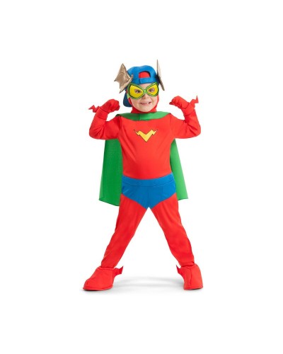 Maskeraddräkt för barn My Other Me Superthings (8 Delar)