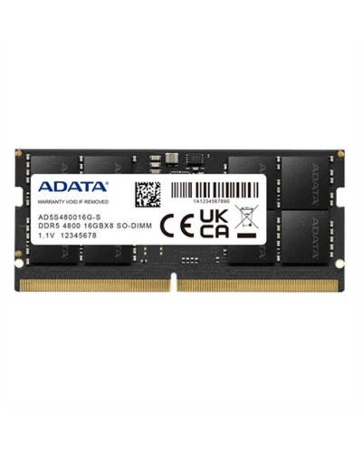 Adata 16GB DDR5 4800MHz SODIMM - Memoria RAM para Portátil/Notebook
