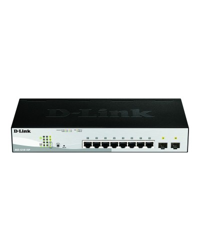 D-Link DGS-1210-10P/E Switch 8 Puertos RJ45 Gigabit PoE Smart
