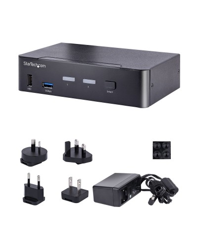 StarTech.com Switch KVM 2 Porte USB-C/DisplayPort 4K 60Hz
