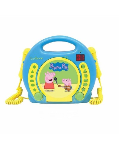 Lexibook Peppa Pig Karaoke CD Player con 2 Microfoni - Divertimento per Bambini
