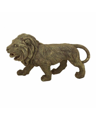 Estatua León Decorativa Dorada Colonial de DKD Home Decor, 30 x 9,4 x 16,7 cm
