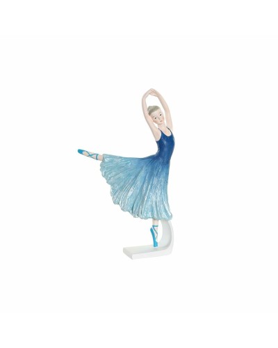 Decoratieve figuren DKD Home Decor Blauw Romantiek Balletdanseres 13 x 6 x 23 cm