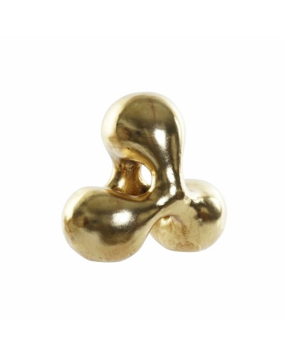 Estatua Decorativa Abstracta Dorada DKD Home Decor, 28,5 x 18 x 26 cm
