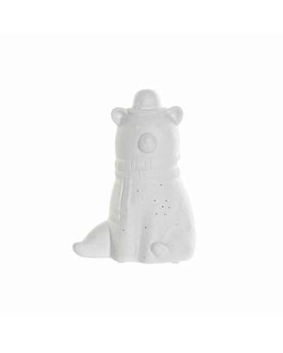 Bureaulamp DKD Home Decor 17 x 12 x 23 cm Porselein Wit 220 V 25 W