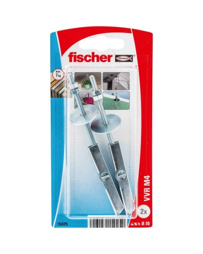 Fischer VVR M4K Metallspreizdübel für Befestigungen in Beton, 4x40mm (2 Stück)
