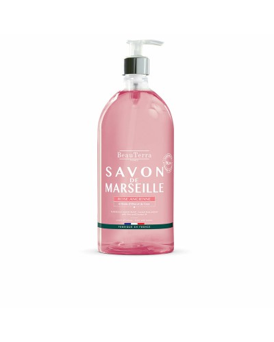 Beauterra Sapone Liquido Marsiglia Rose 1L - Mani & Universale - Delicato sulla pelle
