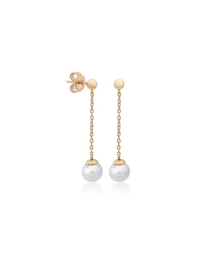 Majorica Women's Earrings White Pearl Classic Silver 925
