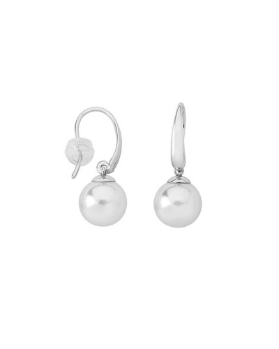 Majorica Boucles d'oreilles Femme Perle Classique, Argent 925 - Élégantes
