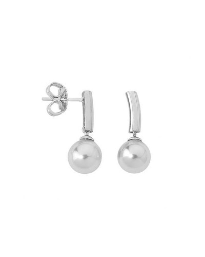 Majorica Boucles d'Oreilles Femme Perle Blanche Classique - Élégantes et Raffinées
