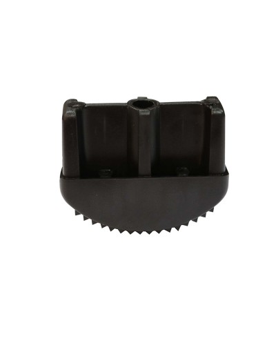 Stopfen Schwarz EDM 75093 aus PVC für Rohre 64x25 mm (2er-Pack)
