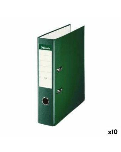 Esselte Archivador 10 Unidades | A4 | Palanca Verde | Organización de Documentos
