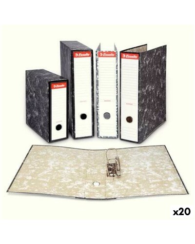 Classeur à levier Esselte Gris A4 - Lot de 20
