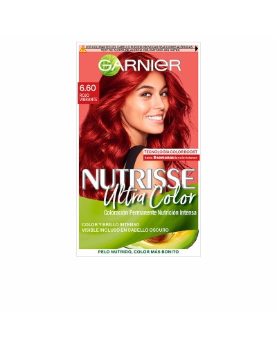 Permanente Kleur Garnier Nutrisse Nº 6.60 Intens Rood