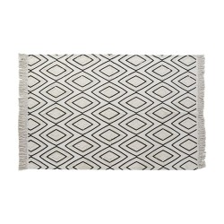 Matta DKD Home Decor Svart Vit (120 x 190 x 0,7 cm)