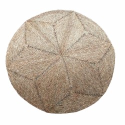 DKD Home Decor Tapis Naturel en Boucle - 120 x 1 x 120 cm
