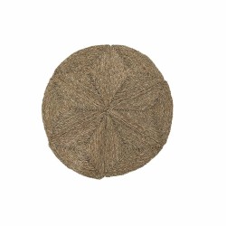 DKD Tapis en jonc de mer naturel 150 x 150 cm : Élégance écologique pour votre maison
