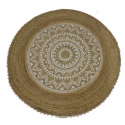 Matta DKD Home Decor Brun Mandala (200 x 200 x 0,75 cm)