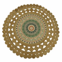 Matta DKD Home Decor Brun Multicolour (200 x 200 x 0,75 cm)