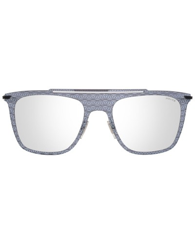 Police SPL581: Occhiali da Sole Uomo, Lenti Grigie 52mm, Protezione UV
