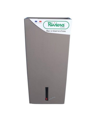 Självvattnande blomkruka Riviera Eva New Beige-brun (taupe) Fyrkantig 28 x 28 x 52 cm