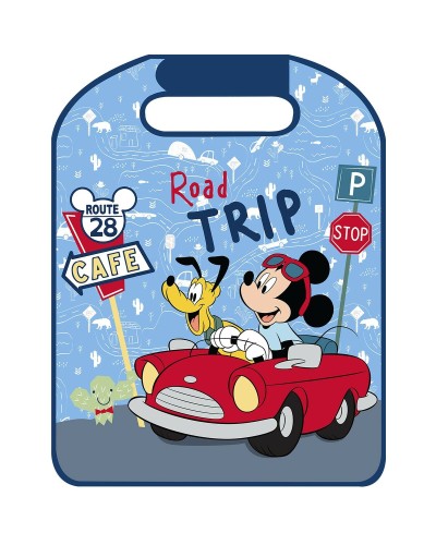 Fundas de Asiento de Coche Mickey Mouse Azul Turquesa - Protección de Asientos Universal

